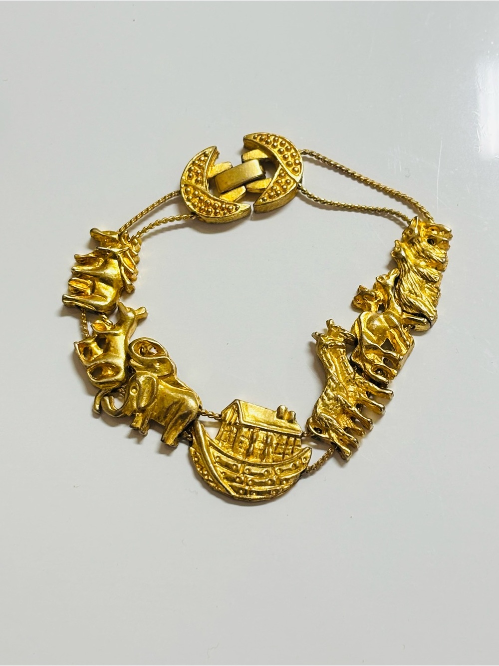 Noah's Ark Women's Slider Bracelet Size 7